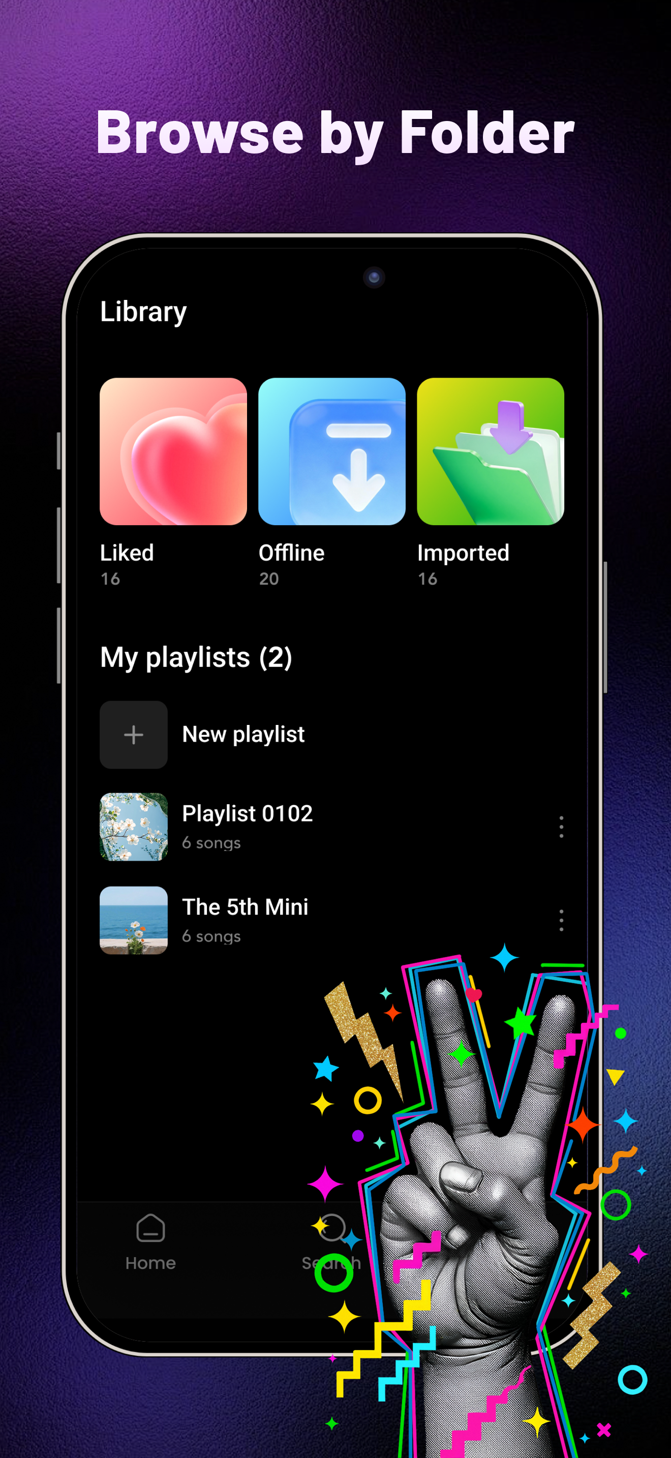 Runo Pro music player controls