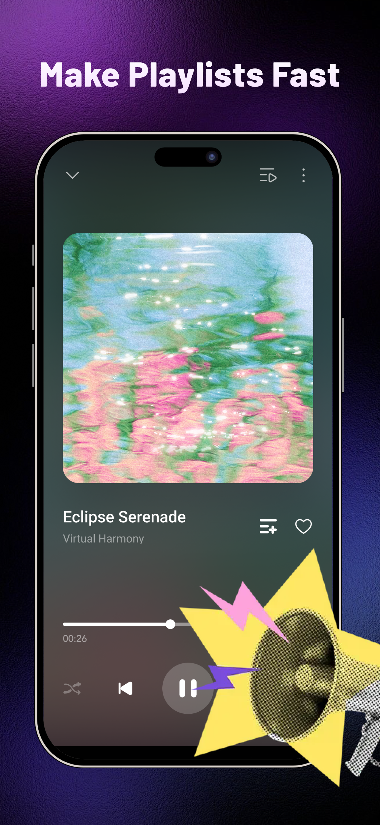 Runo Pro library with folders and playlists